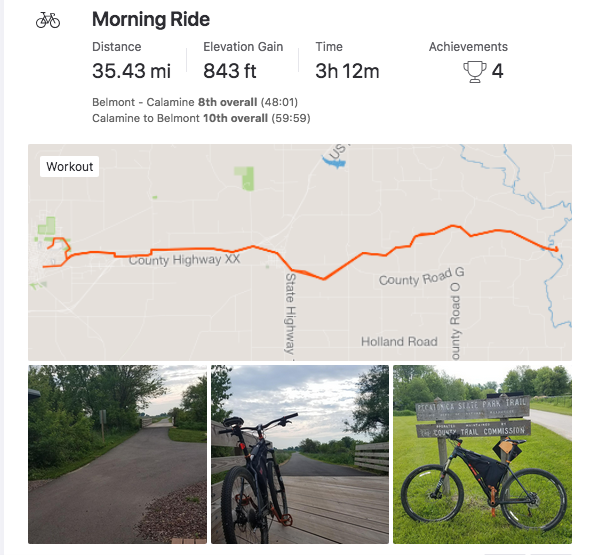Thirty-Five Mile Ride – Bu's Biking Babbles