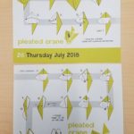 7/26-27/18 - Pleated Crane