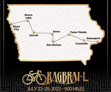 RAGBRAI L Route Announced